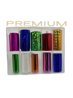 Caja de 10 foil para uñas surtidas - X13