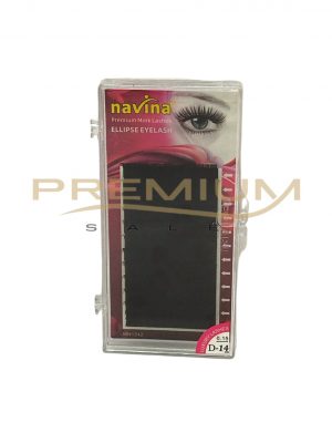 Pestañas luxury premium uno x uno 0.15 100% naturales D-14 mm. NAVINA