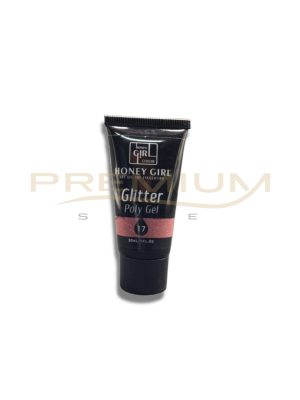 OFERTA! Polygel 17 glitter 30 ml Honey Girl