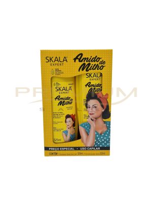 Pack Shampoo y Acondicionador "Amido de Milho" 650 ml. SKALA