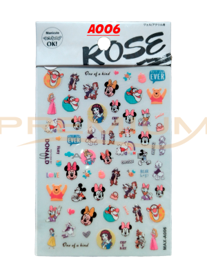 Stickers para uñas Rose MB020810