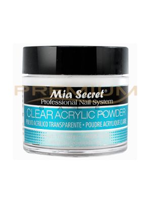 Polvo acrilico trasparente CLEAR 28 gr. Mia Secret (Cod. PL420-C)