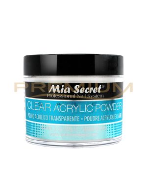 Polvo acrilico trasparente CLEAR 57 gr. Mia Secret (Cod. PL430-C)