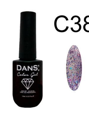 Esmalte Sea glass color gel 10 ml. DANS - C38
