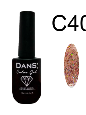 Esmalte Sea glass color gel 10 ml. DANS - C40