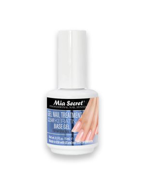 Tratamiento con keratina y base clear 15 ml. Mia secret (Cod. GT-05)