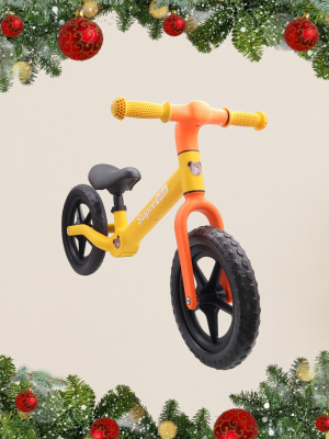 OFERTA! Bicicleta de equilibrio para niños sin pedales Color Amarillo