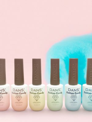 Coleccion esmalte Cotton Candy de 6 unidades DANS
