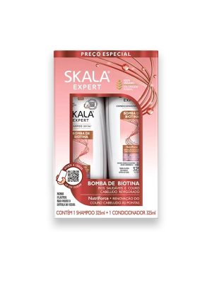 Pack Shampoo y acondicionador Biotina 650 ml. SKALA