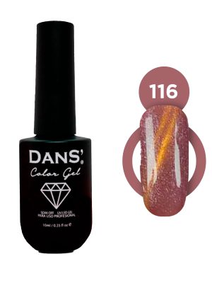 Esmalte color gel OJO DE GATO 10 ml. DANS - 116