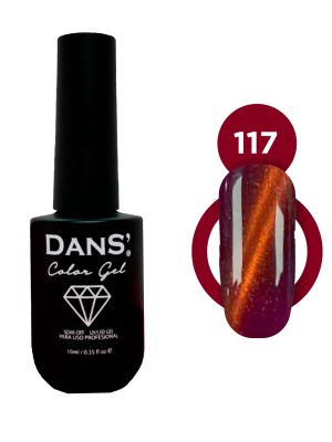 Esmalte color gel OJO DE GATO 10 ml. DANS - 117