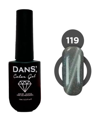 Esmalte color gel OJO DE GATO 10 ml. DANS - 119