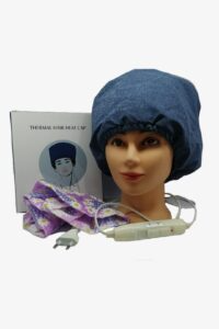 Gorro térmico eléctrico azul con enchufe nacional