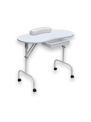 OFERTA! Mesa de manicure portatil blanca MT-001