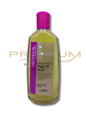 Shampoo sin sal Argan 500 ml Obopekal