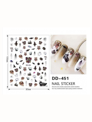 OFERTA! Stickers Halloween para uñas (9 unidades diferentes diseño)