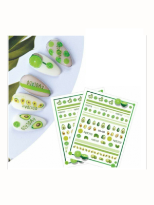 Stickers de frutas para uñas (9 diferentes diseños)