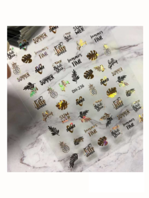 Stickers hoja de arce para uñas (9 diferentes diseños)