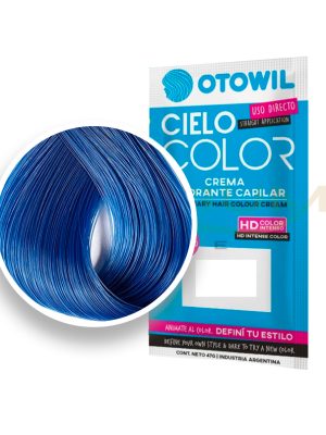 Sachet tintura AZUL cielo color 47 grm sin amoniaco OTOWIL