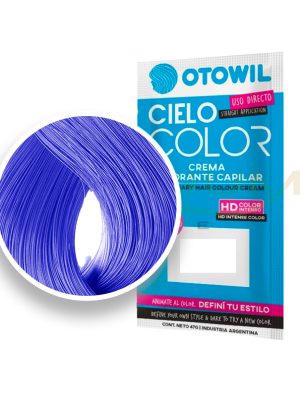 Sachet tintura AZUL ELECTRICO cielo color 47 grm sin amoniaco OTOWIL