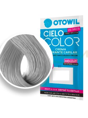 Sachet tintura GRIS SMOKE cielo color 47 grm sin amoniaco OTOWIL