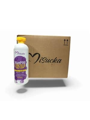 Caja de 12 Shampoo cebolla 400 ml. Misucka