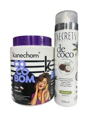 Kit shampoo y crema Coco Brasil