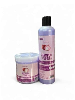 Pack shampoo y crema Cebolla 500 ML. REANIA.Y