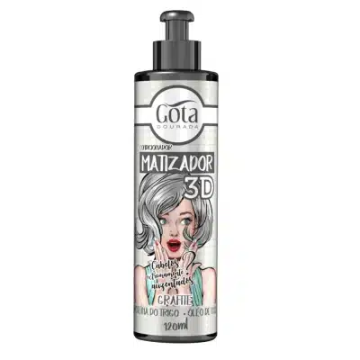 Acondicionador Matizador 3D Grafito 120 ml. Gota Dorada