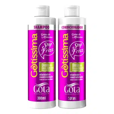 Kit Shampoo y Acondicionador Gotissima Stop Frizz 300 ml Gota Dorada