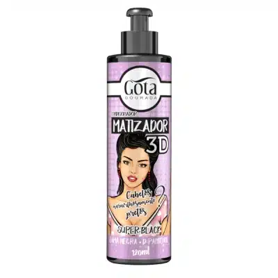 Acondicionador Matizador 3D Platinado 120 ml. Gota Dorada