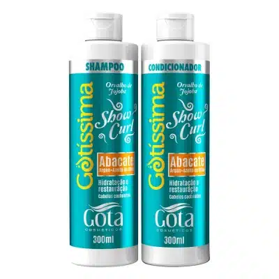 Kit Shampoo y Acondicionador Gotissima Show Curl 300 ml Gota Dorada