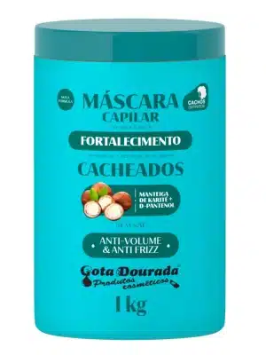 Mascarilla Fortalecedora para Cabello Rizado 1 kg Gota Dorada