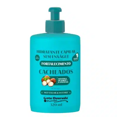 Crema de peinar Hidratante para Cabello Rizado 320 ml. Gota Dorada