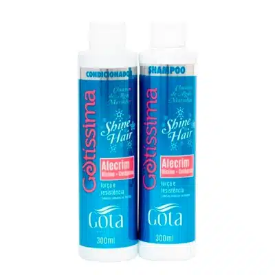 Kit Shampoo y Acondicionador Gotissima Shine Hair 300 ml Gota Dorada