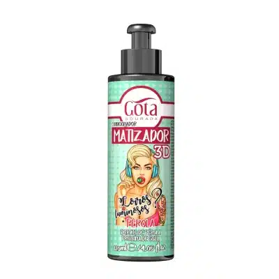 Acondicionador Matizador 3D Rubio Ceniza 120 ml. Gota Dorada