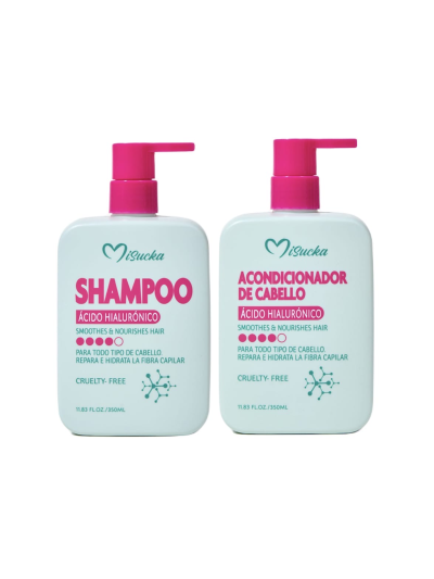 Pack Shampoo y Acondicionador Acido Hialurónico 300 ml. Misucka
