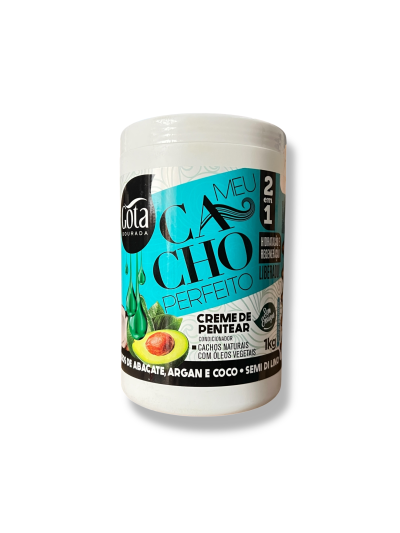 Crema de Peinar Mis Rizos Perfectos Aguacate, Argán y Coco 1 kg Gota Dorada