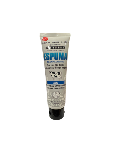 OFERTA! Espuma de limpieza facial Leche 100 ml. MAXBELLE