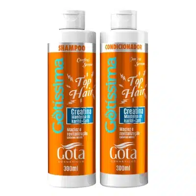 Kit Shampoo y Acondicionador Gotissima Top Hair 300 ml Gota Dorada