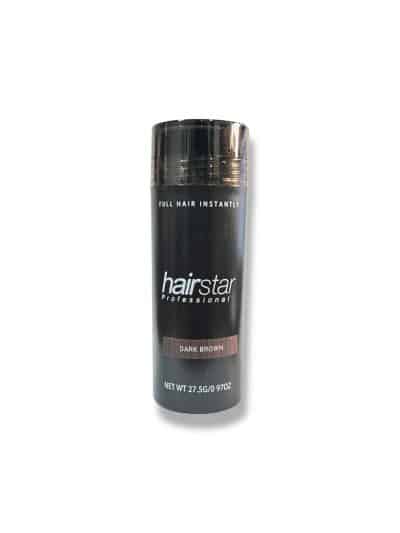 Polvo fibra capilar disimulador de calvicie color Café 27.5grm. HAIRSTAR