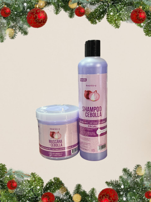 Kit Máscara capilar Cebolla + Shampoo Cebolla 500 grm. REANIA.Y